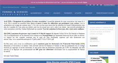 Desktop Screenshot of femmesetsciences.fr